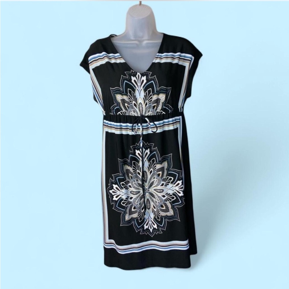 Enfocus Studio Lotus Tunic elastic waist Dress 10